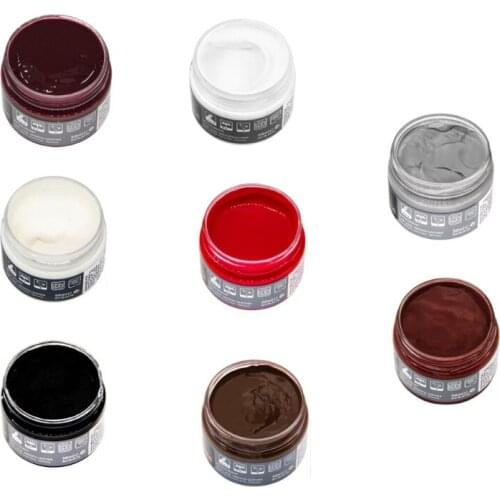 55g/Bottle Non-toxic Resin Repair Liquid Leather Recoloring Cream Leather Repair Kits for Couches Car Seat Sofa LX0E
