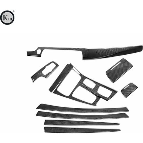 KM for carbon fiber car interior parts car interior trim dashboard trim for BMW F10 F18 5series 2011-2017