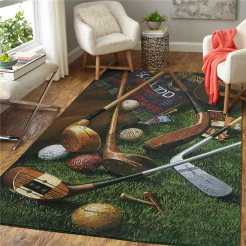 Golf Area Rug 3D All Over Printed Non-slip Mat Dining Room Living Room Soft Bedroom Carpet 02