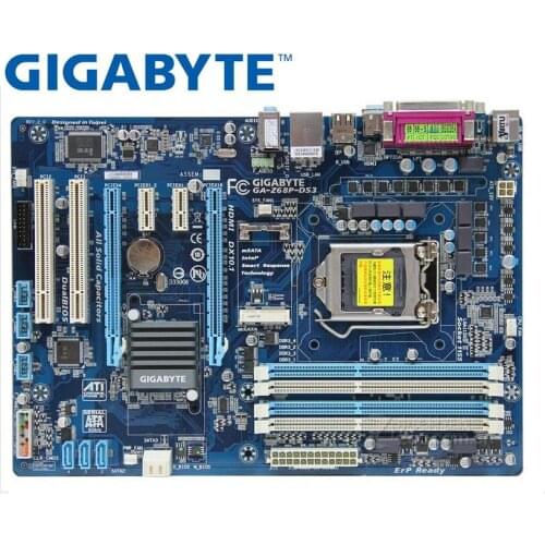 Desktop motherboard mainboard PC for Gigabyte GA-Z68P-DS3 USED Z68 Z68P-DS3 DDR3 LGA 1155
