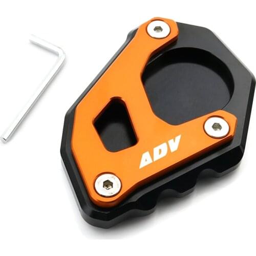 Motorcycle Kickstand Shoes Fit For KTM 1050 Adventure 1190 Adventure R 1290 Adventure Side Stand Enlarger Extension Plate