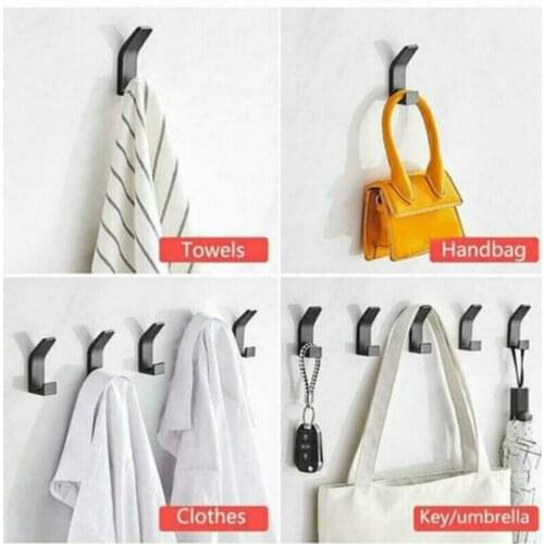Alloy Wall Mounted Hook Durable Rust Resistant Wear Resistant Long Lasting Easy Operation for Bathroom Entrance ALI88