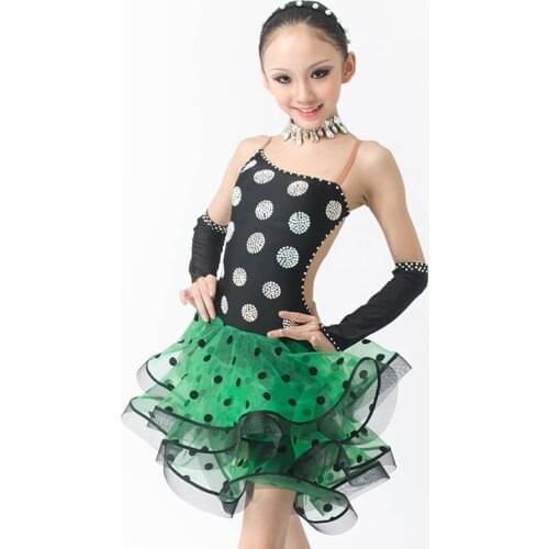 Newest Special Design Girls Latin Dancing Dress in Salsa/Rumba/Samba/Chacha/Ballroom Stage Competition Performance,Dance Costume