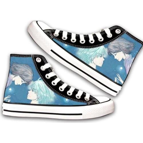 New Style Anime Totoro Pattern Canvas Shoes Unisex Casual Summer Cartoon Black Sneakers for Students Girls Boys 2020