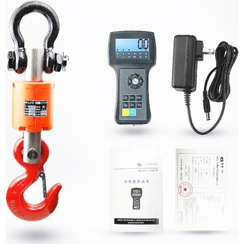 Upgrade Wireless Digital Electronic Hanging Crane Scale With 200M Portable Remote Control Handle Range 3T/5T/10T