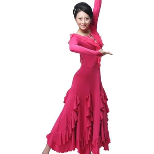 Ballroom Dance Dresses Ballroom Waltz Dresses for Ballroom Dancing Clothes Waltz Foxtrot Flamenco Modern Dance Costumes