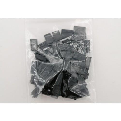 100pcs/lot Keratin glue Flat Tip for fusion hair extension clear transparent brown black yellow 4 color available