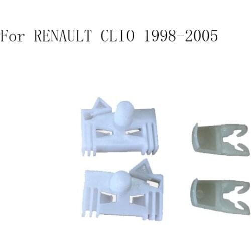 For RENAULT CLIO 1998-2005 Power Electric Car Window Regulator Window Lifter Repair Kit Set Plastic Clip Parts Front Left Right