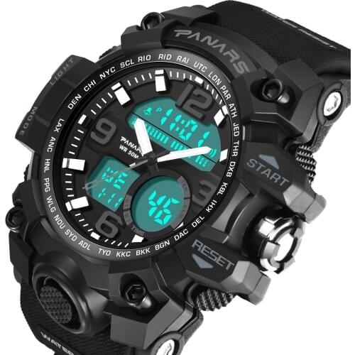 RGTOPONE Sport Watches for Men Waterproof LED Digital Military Watch Quartz Wristwatch Alarm Clock Montre Homme Relogio Mascul