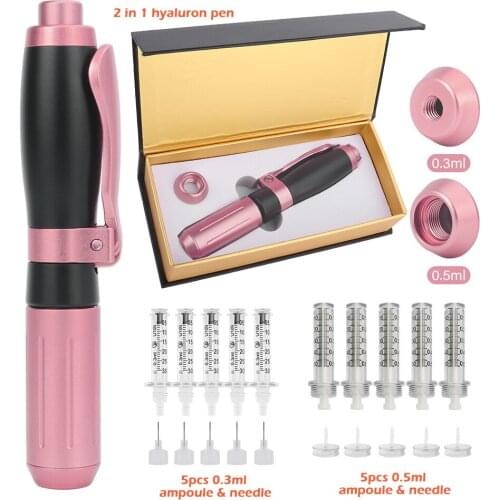 Hyaluronic Injection Pen Anti Wrinkle Lip Lifting Hyaluronic Acid Pen High Pressure Acid Lip Filler Hyaluron Gun Beauty Machine