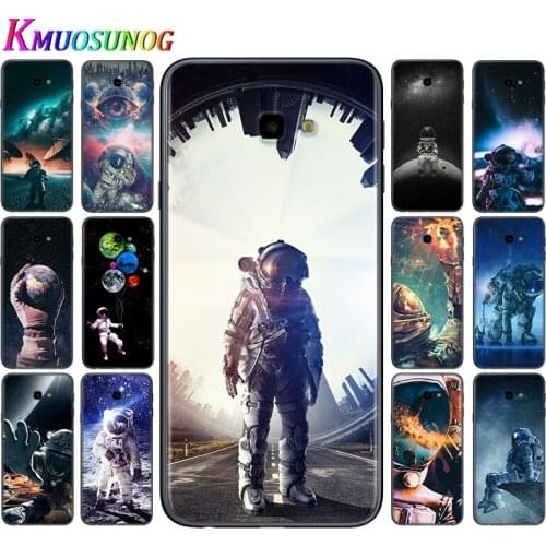Silicone Cover Space Astronaut For Samsung Galaxy J8 J7 Duo J6 J5 Prime J4 Plus J3 J2 Core 2018 2017 2016 Phone Case