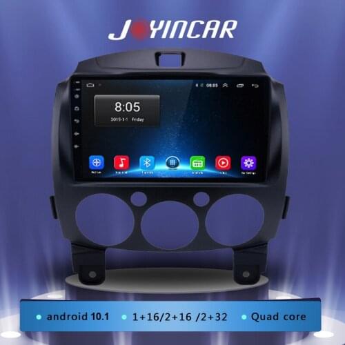 Android 10.1 System Quad Car Radio GPS Navigation Bluetooth Headunit For Mazda 2 2007-2013 no DVD Player Multimedia Vehicle 9"