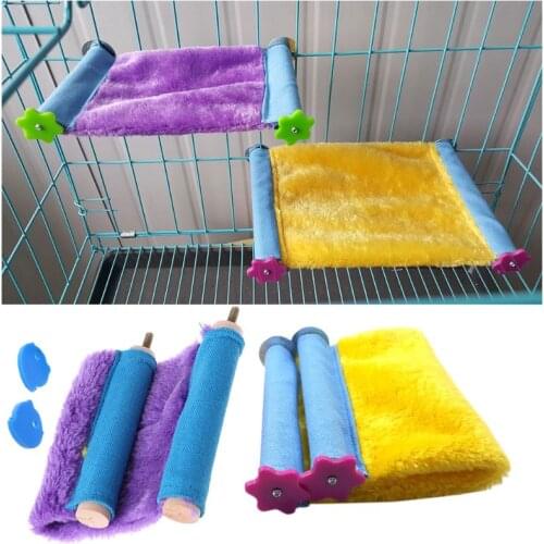 Warm Bird Parrot Nest Hammock Birds Cockatiel Hamster Chinchilla Cage Sleeping Bed Small Pet Birds Supplies S/L Drop Ship