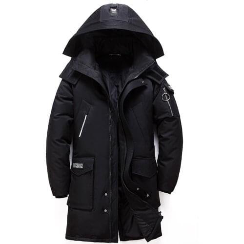 High Quality 2019 New Fashion Down Jacket Hooded Warm Mens Winter Thick Snow Parka Overcoat 9058