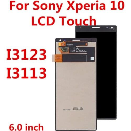 6.0 inch LCD Display For Sony Xperia 10 LCD Screen Touch Screen Digitizer Assembly For Sony X10 Display I3123 I3113 Replacement