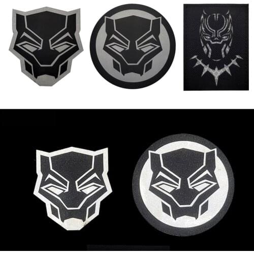 1 Pc Panther Reflective Embroidery Armband Military Combat Tactical Badge Recognition Chapter Backpack Hat Jeans Applique