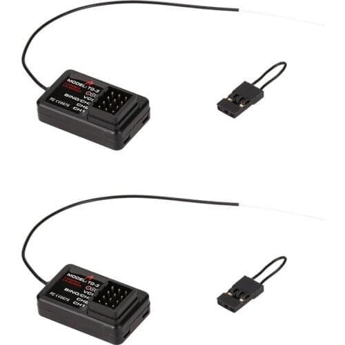 2pcs RC Car Boat Receiver Original GoolRC TG-3 2.4G 3CH RC Boat Receiver for GoolRC TG3 AUSTAR AX5S Transmitter