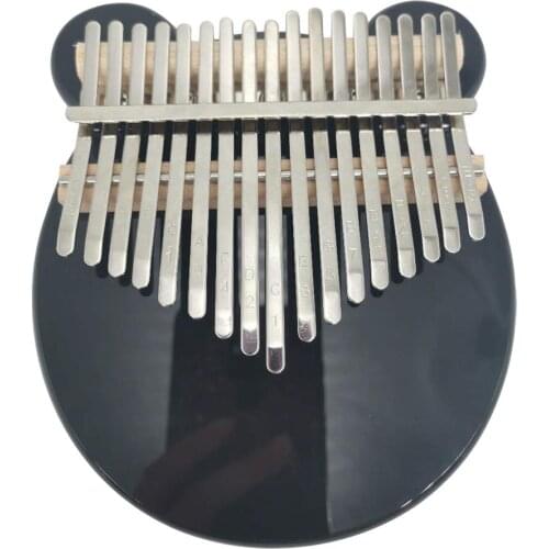Acrylic 17 Key Finger Kalimba Thumb Piano Beginner Learning Musical Instrument