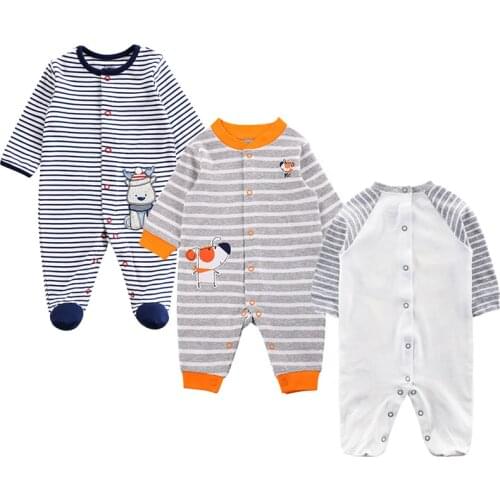Spring And Autumn Baby Rompers Newborn Baby Clothes For Girls Boys Long Sleeve cotton Jumpsuit Baby Clothing boy Kids Outfits