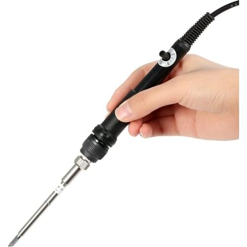 T12 DC 12-24V 75W Mini Electric Soldering Iron Adjustable Temperature 200-40 Degrees soldering iron Welding Tool with T12-K Tip