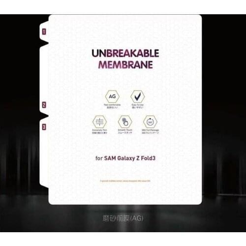 Full Cover Membrane Unbreakable Gel Film for Samsung Galaxy Fold Z Fold 3 Front and Back Hydrogel Film TPU Screen Protector