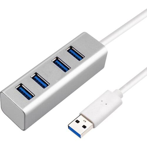 USB C HUB 3.0 4 Ports USB 3.0 External USB Splitter Micro USB Power Port for MacBook Air Laptop Computer Accessories HUB USB C