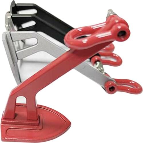 RCTOYFUN 1pcs Metal Winch Anchor Earth Anchor Tool Craft Hobby Accessories For 1/10 TRX-4 SCX10 4WD Remote Control Crawler Car