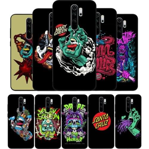 Santa Cruz Skateboards Art Black TPU Silicone Soft Phone Case For Redmi 4A 4X 7A 5 Plus 6 Pro NOTE 9 7 8 5 Pro 4 6