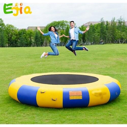 Inflatable Water Trampoline Series Splash Padded Water Bouncer Inflatable Jump Water Trampoline Bounce Swim for Water Sports
