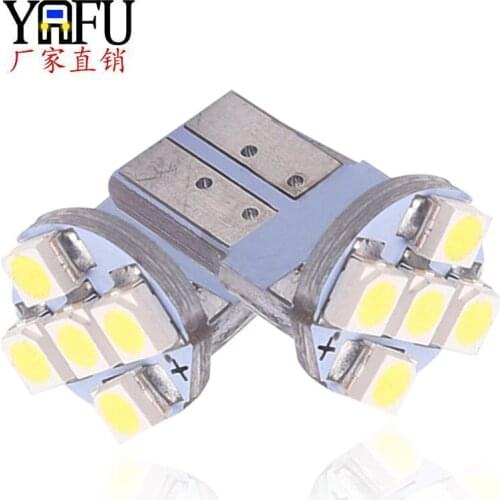 New T10 5smd 2835 automobile LED bulb side lamp / instrument lamp / reading lamp / door lamp clearance sale items