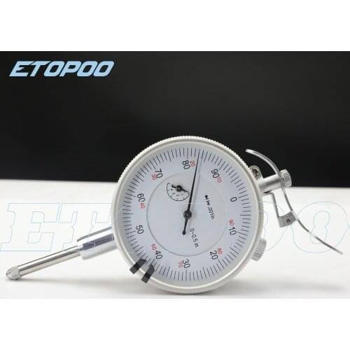 Newstyle 0.001inch Accuracy Dial Test Indicator Dial Gauge Measurement Instrument Portable Gauging 0-0.5inch Test Tools