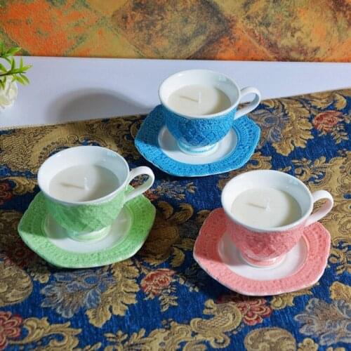 European Style Candle Holders Rustic Home Decor Ceramic Candles Holder Wedding Decoration Home Decoration Accessories