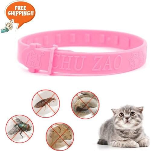 Adjustable Pet Collar For Flea And Pest Control Protect Repel Rubber Necklace Pet Gift New Flea Killer General For Cats And Dogs