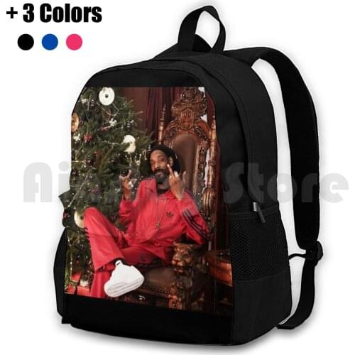 Christmas Outdoor Hiking Backpack Waterproof Camping Travel Hip Hop Christmas Holidays Birthday Nineties 90S West Side Tree