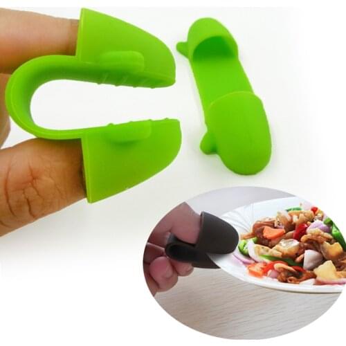 Silicone Anti-scald Clip Creative To Prevent Burns Hand Kitchen Gadgets cuisine outils accessoires Foldable Finger sleeve SA70