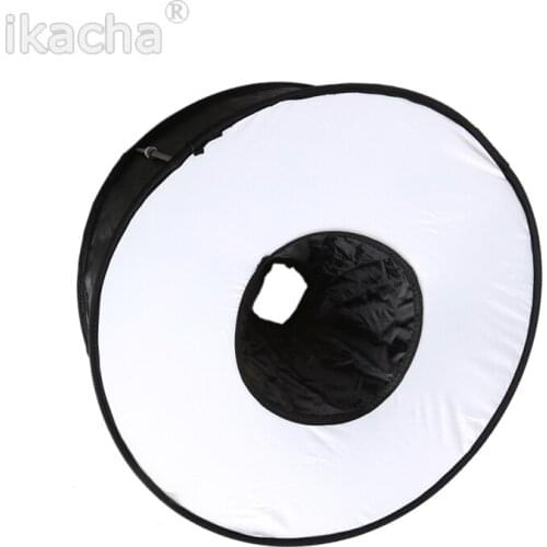 Universal 18" Annular Flash Softbox Diffuser EZ-fold Macro Ring Reflector for Canon Nikon Pentax Camera Metz Olympus Speedlite