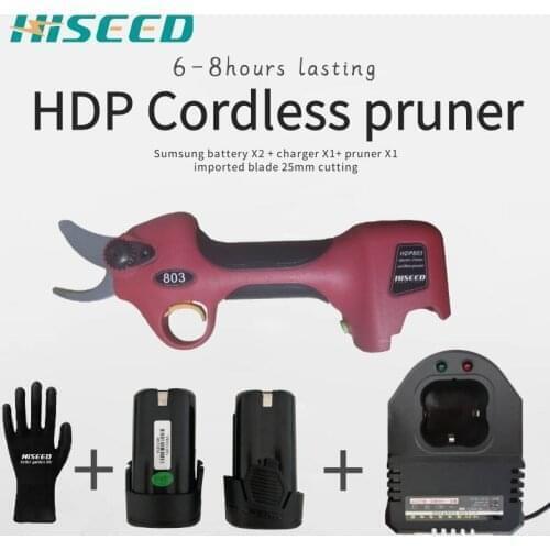 Advanced desgin electric li-battery pruning electric scissors tree pruner shears for sale