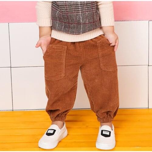 Girls Corduroy Pants Thick Warm Childrens Trousers For Girls Casual Child Pants Spring Autumn Childrens Clothes
