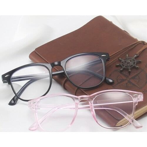 Vintage Womne Anti-Blue Light Square Optical Prescription Glasses Classic Plastic Myopia Eye Glasses Frame Computer Men
