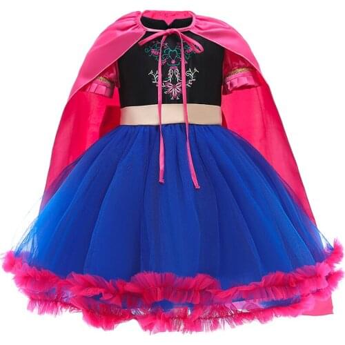 The Shop Owner Recommends New Products 2020 Autumn Childrens Dress Anna And Shawl Princess Dress Christmas Evening Dress