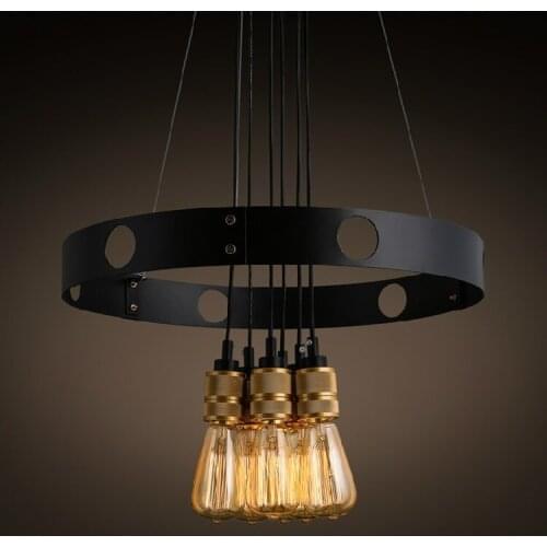 Restoring ancient ways is the cafe restaurant bar, teahouse droplight sitting room LOFT industrial circle light wind