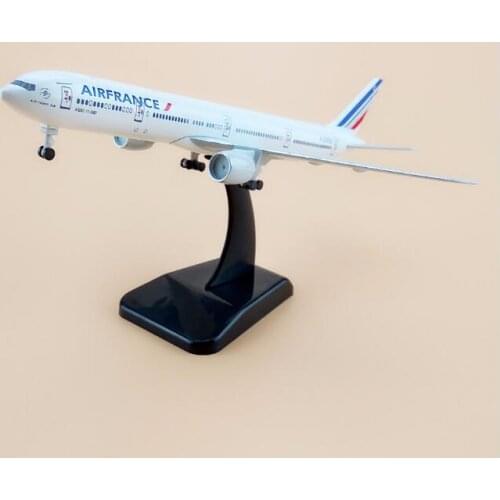 Air France Airlines B777 Metal Plane Model Airplane Model Boeing 777 Airways Aircraft w Wheels Stand