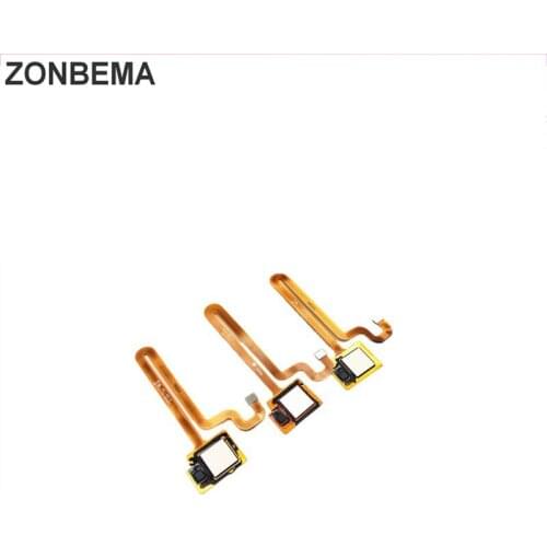 ZONBEMA 5pcs Home Fingerprint Return Button Key Scanner Touch ID Sensor Ribbon Flex Cable For Huawei Mate S
