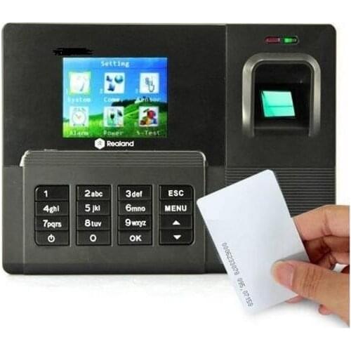 1000 Users Biometric RFID Card Fingerprint Attendance A-F031B Employee Payroll Recorder Support U disk to download