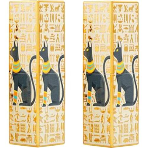 2x Empty 3D Print DIY Lipstick Lip Balm Tube Makeup Lip Balm Bottle Vial