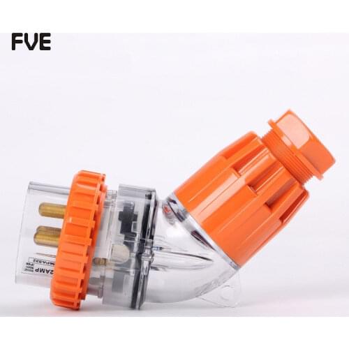 *32A 3 phase 5pin water proof angled male plug switchgear IP66 56PA532
