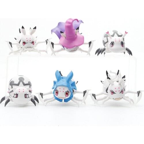 6 Style/Set So I'm a Spider So What Kumoko Kumo desu ga, Nani ka? 7CM Action Figure Anime Toy Model Doll Christmas Gift