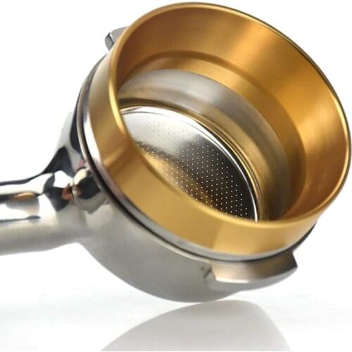 Aluminum Coffee Dosing Funnel Espresso Coffee Machine Powder Dispenser Metering Ring Suitable For 51mm 54mm 58mm Profilters