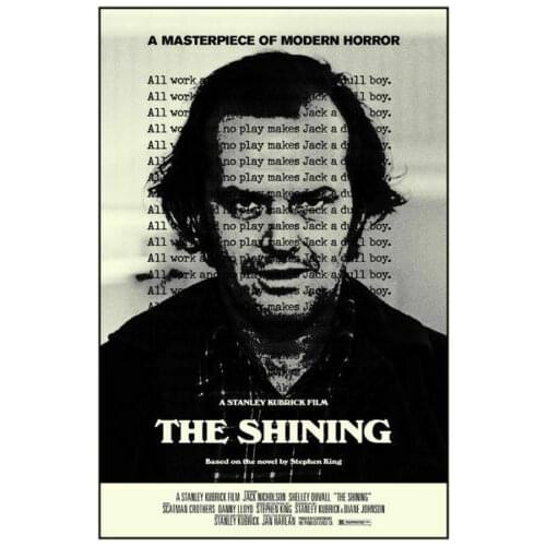 B045 The Shining Stanley Kubrick Classic Horror Movie Silk Cloth Poster Art Bedroom Decoration