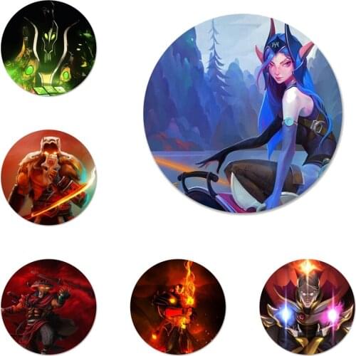 Dota 2 Role Icons Pins Badge Decoration Brooches Metal Badges For Backpack Decoration